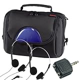 Hama - kit pour lecteur DVD portable de 7 à 9 pouces ( Etui + 2 casques + Adapt. Jack)