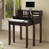 COMPUTER DESK/CAPPUCCINO 31-1/2x19-30x38-1/2H