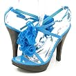 Wild Rose Rose04 Heels Blue Patent