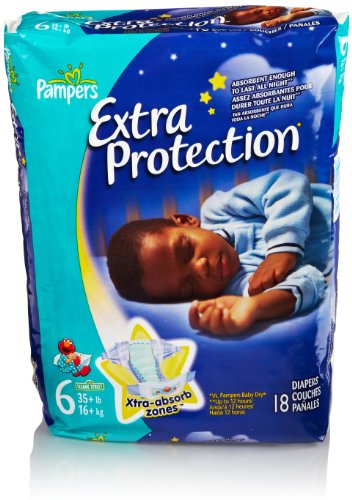 Pampers diaper Extra protection size 6 - 18 ct (037000864851)