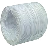 Fixapart W3-65022 Trocknerzubehör PVC Abluftschlauch 127 mm 6 m