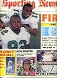 Sporting News October 9 1989 Reggie White & Randall Cunningham/Philadelphia Eagles Cover, Emerson Fittipaldi, Mario Lemieux/Pittsburgh Penguins, Ezra Johnson/Indianapolis Colts