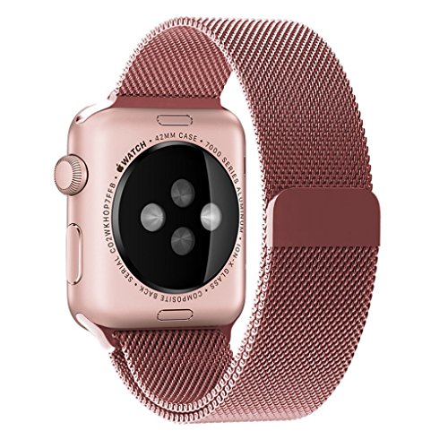 Xinkeji Apple Watch Band With Unique Magnet Lock Milanese Loop
