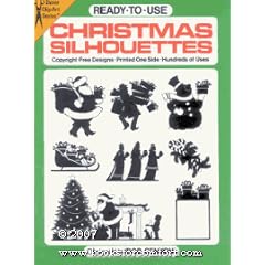 Ready-To-Use Christmas Silhouettes: Copyright-Free Designs, Printed One Side, Hundreds of Uses (Dover Clip-Art Series)