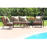 5pc Rocking Patio Furniture Set - Desert Sage