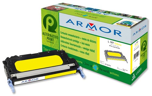 Armor Lasertonerkartusche Kapazität 4000 Seiten für HP Q6472A Gelb