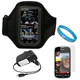 Durable Neoprene Exercise Sports Workout Armband with Adjustable Velcro Str ....