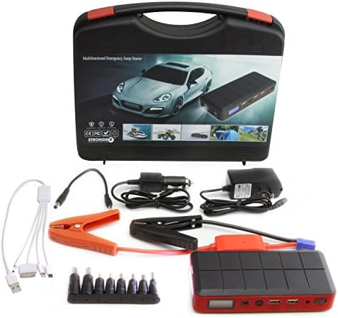 LB1 High Performance New Portable Car Jump Starter And Emergency Power Source Auto Start Power Bank Car Battery Charger With LED Flashlight For 12V Vehicles, iPhone 4, iPhone 5S, iPhone 6, Smartphones, Tablets, Digital Camera, Mp3 Player, Camcorder, Psp