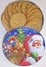 Gourmet Food : Scott's Cakes 1 lb. Peanut Butter Cookies in a Santa's Toys Tin