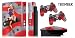 Protective skins for Playstation 3 System Console, PS3 Controller skin included - TBOMBER RED