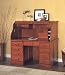 Cherry Finish Roll Top Desk w/Keyboard Drawer