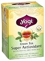 Yogi Tea, Green Tea Super Anti-Oxidant, Tea Bags, 16-Count Boxes (Pack of 6)  [Amazon Frustration-Free Packaging]