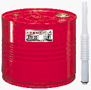 消防法適合！ ドラム型 ガソリン携行缶 20L MD20