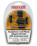 Maxell HP-21 Headphone/Cell Phone Adapter Kit