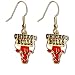 Chicago Bulls Dangle Logo Earring Set Nba Charm Gift