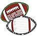 End Zone - Football - Shaped Fill-in Invitations - Baby Shower or Birthday Party Invitation Cards with Envelopes - Set of 12