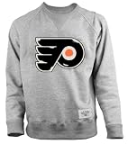 Philadelphia Flyers Old Time Hockey Grey Allerton Crewneck Sweatshirt