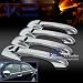 05 06 07 Chrysler 300 300c Chrome Door Handle Trims Covers