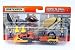 Search : Matchbox Hitch 'N Haul MBX 1:64 Scale Die Cast Car Playset - Construction Zone Set with Isuzu Rodeo, Pipe Hauler, 2 Construction Cones, Excavator and Demolition Man