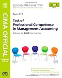 CIMA. Paper P10, Test of professional competence in management accounting