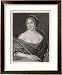 Elizabeth Pepys (Nee de St. Michel) Wife of Samuel Pepys Whom She Married When She was 14 Framed Art Poster Print by T. Thomson, 25x29