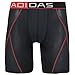 adidas Men's Climacool Mesh Midway Underwear, Black/Bright Red, Large