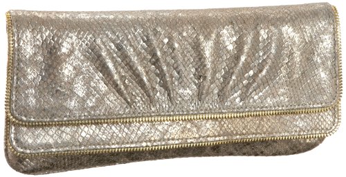 Lauren Merkin Allie Metallic Trim Clutch