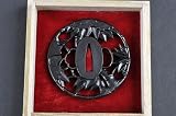 Japanese Samurai Katana Sword Bamboo Tsuba #674