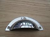IRONMONGERY WORLDﾂｮ POLISHED CHROME CAST IRON ANTIQUE CHROME CABINET CUPBOARD DRAWER KITCHEN DOOR HA