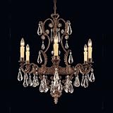 Savoy House LArt du Luminaire Moroccan Bronze Six-Light Chandelier