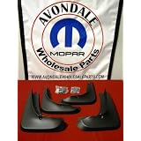 Dodge Charger 2006-2010 Molded Splash Guards Full Set OEM Mopar by Mopar