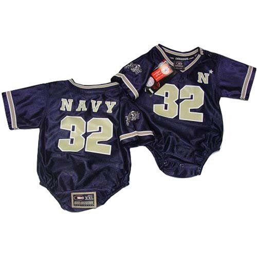 Buy Naval Academy Midshipmen - United States NCAA Football Infant baby Onesie Jersey Medium 6-9 months by Colosseum