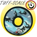 Tuffies Jr Rumble Ring Dog Toy For Small to Medium Dogs (Blue Camo Print)