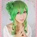 Vocaloid Gumi Megpoid Camellia Party Costume Cosplay Wigs