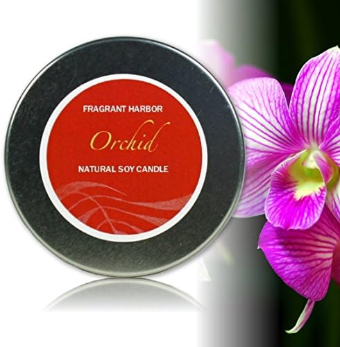 Orchid Natural Soy Candle (4 Ounce Tin)