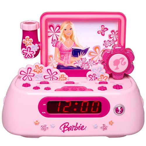 Barbie Story Teller BAR805 Clock Radio with AM/FM Radio