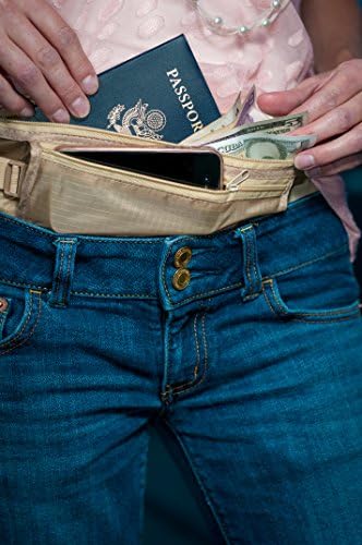 Money Belt for Travel By Comfy Outdoors - Secure Money Belts for Men and for Women. Keeps Valuables for Travel Hidden with a Comfortable Money Travel Pouch and Fanny Pack. Feel Safe As You Travel!