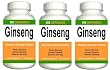 3 BOTTLES Gingseng 540 total caps 1,000mg serving Tri-Ginseng Complex Siberian Panax Korean KRK SUPPLEMENTS