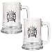 Sacramento Kings NBA 2pc 15oz Glass Tankard Set - Primary Logo by Great American Products