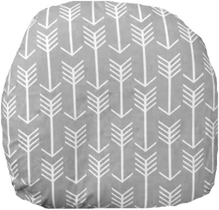 Newborn Lounger Cover in Gray Arrows