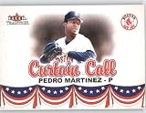 2002 Fleer Tradition Update #U369 Pedro Martinez CC - Boston Red Sox (Curtain Call) (Baseball Cards)