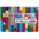 SAKURA COUPY-PENCIL 24 colors colored pencil Soft case FY24-R1