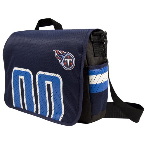 Tennessee Titans Jersey Messenger Bag 15.5" x 4" x 11"