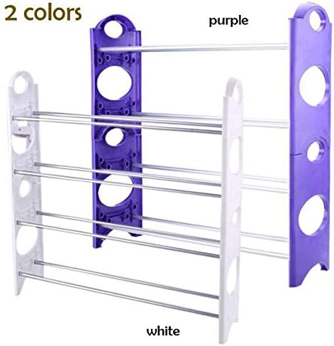 Dealkoo New 10 Tier Adjustable Shoes Rack Heels Storage Organizers Stand Shoes Shelf