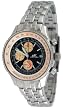 Adee Kaye Men's Stainless Steel Chronograph Watch Model AK6230-MB1
