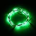 BINZET Soft Wire LED Light String 3m 30 LED Bulbs Starry Starry Light Indoor String Light Outdoor String Lights 3 AA Batteries Operated LED Fairy Light - Green