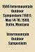 1980 Intermountain Outdoor Symposium (1981); May 14-16, 1980, Butte, Montana