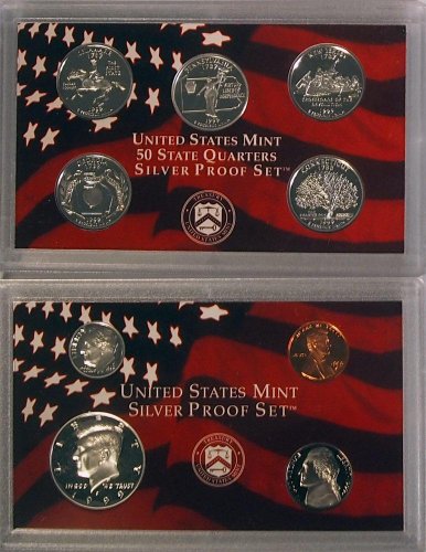 United State Mint Silver Proof Set 1999-S