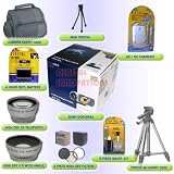 Sony DCR-SR42 Digital Handycam + Limited Edition Hi-Resolution 0.5X Extra Wide Angle Lens + Hi Resolution Limited Edition 2.0X Telephoto Lens + Hi Resolution 3 Piece Multi-Coated Filter Kit (UV,PL,FLD)