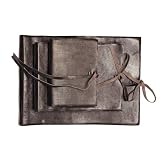 Large (34.5 x 25cm) Nkuku Fair Trade Eco Friendly Handmade Gift / Product Kubu Leather Traditional Photo Album (Gift Boxed)